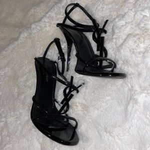 YSL Heels w/ Black Monogram